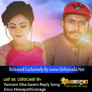 Cover Art – Yanna Raththarane Man (Yannam Oba Gawin Reply Song) - Jinuu Hewapathiranage.mp3