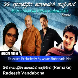 Mama Ahawwa Horen Hadawathin (Remake) - Radeesh Vandabona.mp3