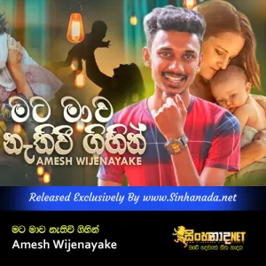 Cover Art – Mata Mava Nathivi Gihin - Amesh Wijenayake.mp3