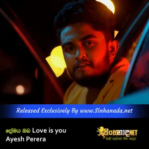 Cover Art – Premaya Oba Love is you - Ayesh Perera.mp3