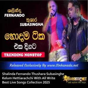 Cover Art – Shalinda Fernando Thushara Subasinghe Kelum Hettiarachchi With All Write Best Live Songs Collection 2025.mp3