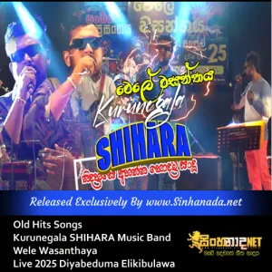 Cover Art – Old Hits Songs Kurunegala SHIHARA Music Band Wele Wasanthaya Live 2025 Diyabeduma Elikibulawa.mp3