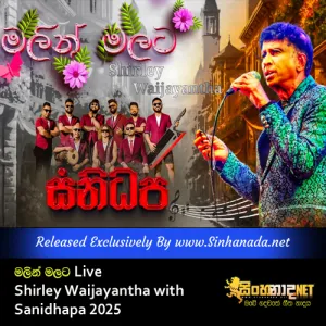 Cover Art – Malin malata Live Shirley Waijayantha with Sanidhapa 2025.mp3