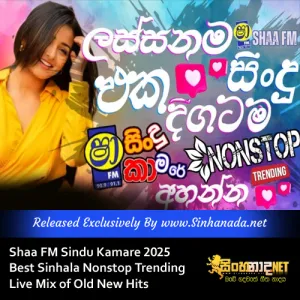 Cover Art – Shaa FM Sindu Kamare 2025 Best Sinhala Nonstop Trending Live Mix of Old New Hits.mp3