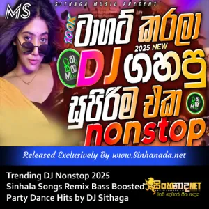 Cover Art – Trending DJ Nonstop 2025 Sinhala Songs Remix Bass Boosted Party Dance Hits by DJ Sithaga.mp3