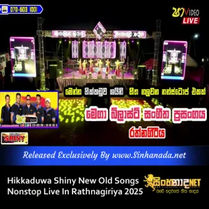Cover Art – Hikkaduwa Shiny New Old Songs Nonstop Live In Rathnagiriya 2025.mp3