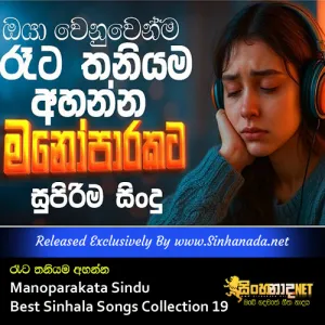 Cover Art – රෑට තනියම අහන්න Manoparakata Sindu මනෝපාරකට හොඳම සිංදු  Best Sinhala Songs Collection 19