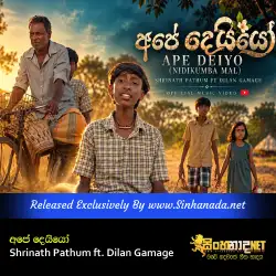 Ape Deiyo අපේ දෙයියෝ Nidikumba Mal - Shrinath Pathum ft. Dilan Gamage.mp3