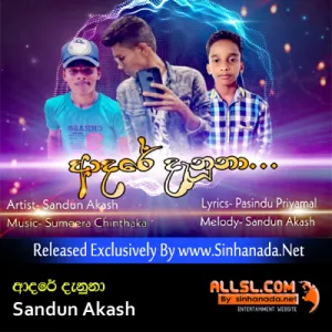 Cover Art – Adare Danuna - Sandun Akash.mp3